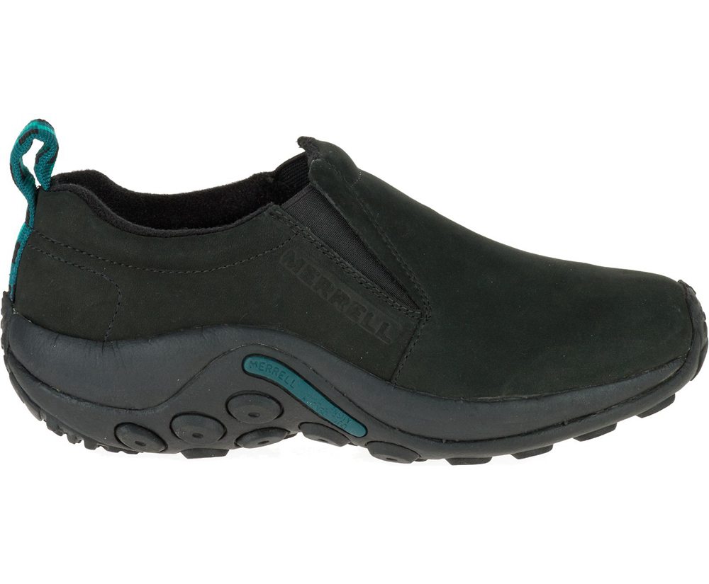 Merrell Slip Ons Black - Jungle Moc Nubuck - Womens 20WVOUCBF